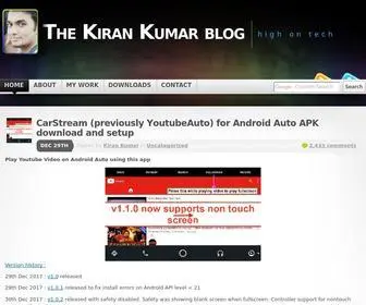 Thekirankumar.com(Web Hosting Hub) Screenshot