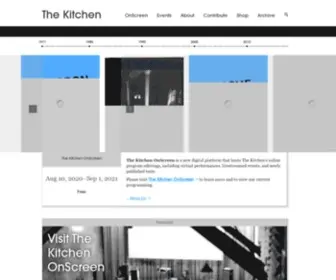 Thekitchen.org(The Kitchen) Screenshot