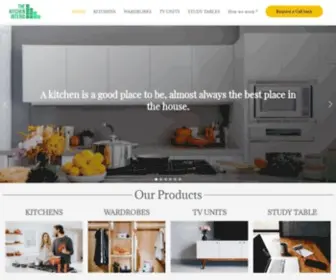 Thekitcheninterio.com(Modular Kitchens in South DelhiThe Kitchen Interio) Screenshot