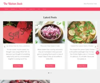 Thekitchensnob.com(Simple Delicious Recipes with Everyday Ingedients) Screenshot