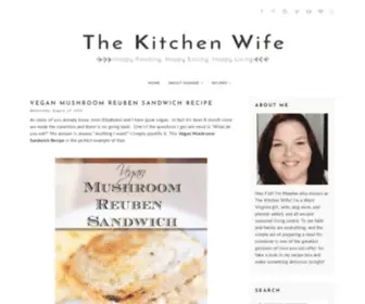 Thekitchenwife.net(A food blog) Screenshot