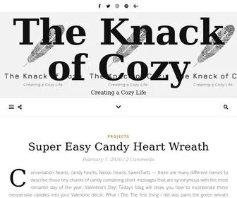 Theknackofcozy.com(The Knack of Cozy) Screenshot