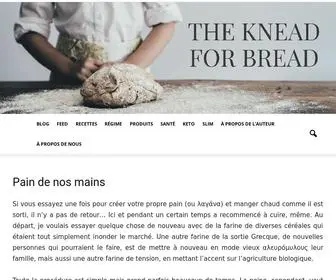 Thekneadforbread.com(Recettes de pain pour la cuisson du pain) Screenshot