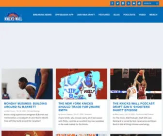 Theknickswall.com(The Knicks Wall) Screenshot