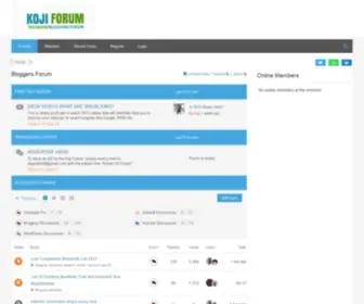 Thekojiforum.com(Koji Forum) Screenshot