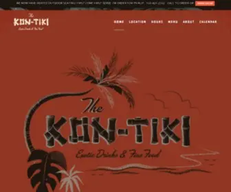 Thekon-Tikioakland.com(Exotic Drinks and Fine Food) Screenshot
