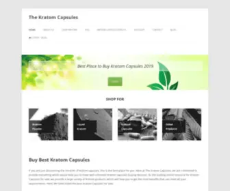 Thekratomcapsules.com(Buy Kratom Capsules) Screenshot