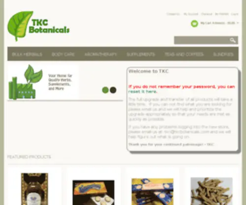 Thekratomcompany.com(The Kratom Company) Screenshot