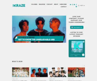 Thekrazemag.com(The Kraze) Screenshot