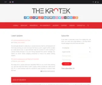 Thekrotek.com(The Krotek) Screenshot