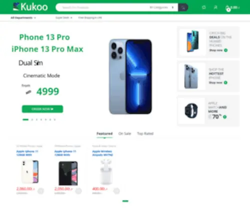 Thekukoo.com(Online Mobile Store) Screenshot