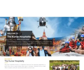 Thekumarhospitality.com(A leading travel agent based at Haridwar (Uttarakhand)) Screenshot