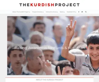 Thekurdishproject.org(The Kurdish Project Home) Screenshot