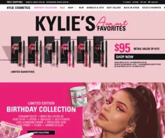 Thekyliejenner.com(Kylie Cosmetics by Kylie Jenner) Screenshot