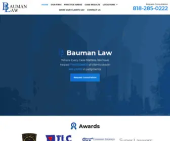 Thela-Lawyer.com(Personal Injury Attorney California) Screenshot