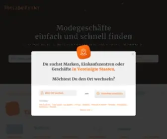 Thelabelfinder.de(Online suchen) Screenshot