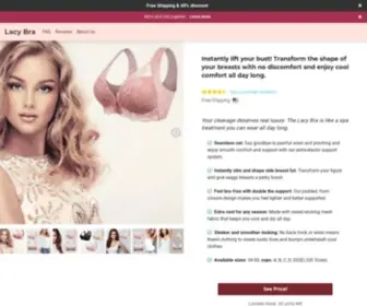 Thelacybra.com(Bra ) Screenshot