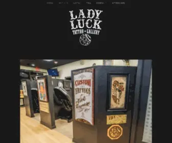 Theladyluck.net(Lady Luck Tattoo Gallery) Screenshot