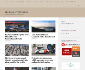 TheladyoftheWorld.com(Education, information, entertainment) Screenshot