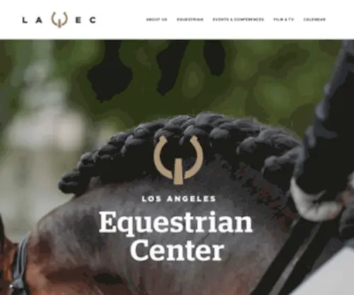 Thelaec.com(The Los Angeles Equestrian Center caters to all your equestrian needs. The LAEC) Screenshot