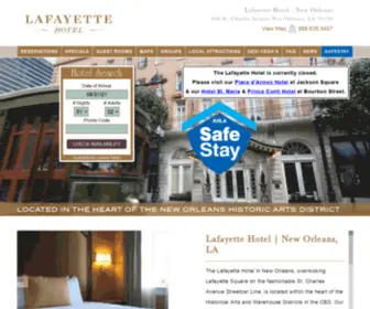 Thelafayettehotel.com(The Brakeman) Screenshot