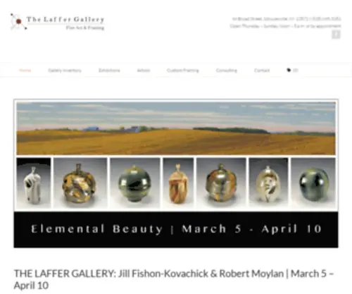 Thelaffergallery.com(Fine Art & Custom Framing) Screenshot