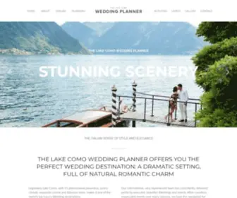 Thelakecomoweddingplanner.com(Lake Como Wedding Planner) Screenshot