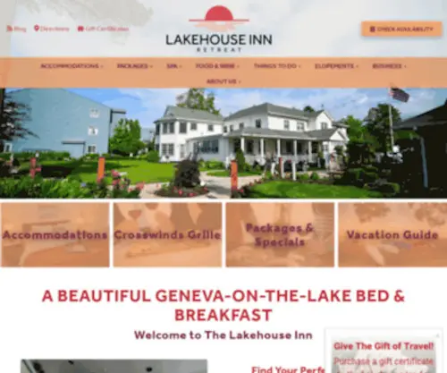 Thelakehouseinn.com(The Lakehouse Inn) Screenshot