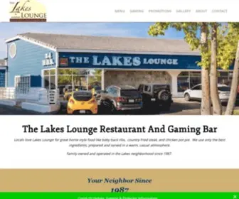 Thelakeslounge.com(The Lakes Lounge Restaurant And Gaming Bar) Screenshot
