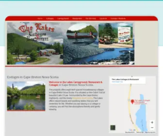 Thelakesresort.com(Cottages in cape breton nova scotia margaree) Screenshot