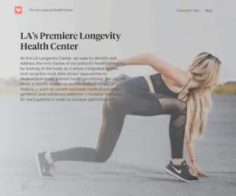 Thelalongevitycenter.com(The Los Angeles Longevity and Functional Medicine Center) Screenshot