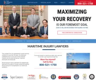 Thelambertfirm.com(New Orleans Accident Lawyer) Screenshot