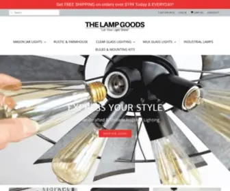 Thelampgoods.com(Farmhouse & Vintage Inspired Lighting Fixtures) Screenshot