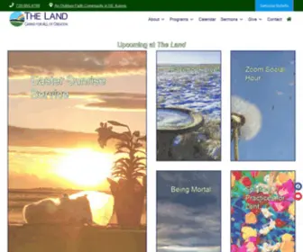 Thelandaurora.org(This week's Worship on the Land 'at home' edition) Screenshot