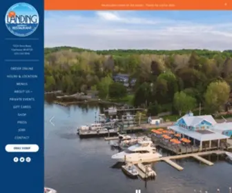Thelandingcharlevoix.com(The Landing) Screenshot