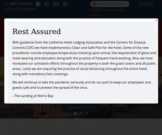 Thelandingmb.com(Located just one block from the beach The Landing at Morro Bay) Screenshot