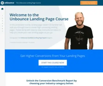 Thelandingpagecourse.com(The Unbounce Landing Page Course) Screenshot