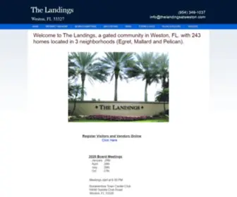 Thelandingsatweston.com(The Landings) Screenshot