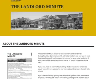 Thelandlordminute.com(TLM) Screenshot