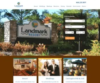 Thelandmarkresort.com(The Landmark Resort) Screenshot