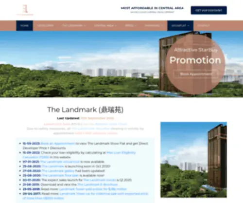 Thelandmarks.com.sg(The Landmark Condo By MCC Land) Screenshot