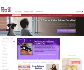 Thelandminesite.com(The Animal Rescue Site) Screenshot
