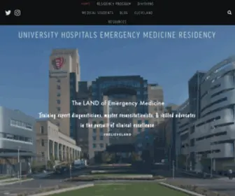 Thelandofem.com(University Hospitals Emergency Medicine Residency) Screenshot