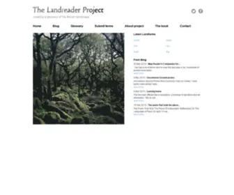 Thelandreader.com(The Landreader Project) Screenshot