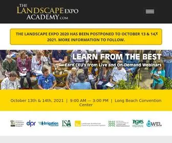 Thelandscapeexpo.com(The Landscape Expo) Screenshot