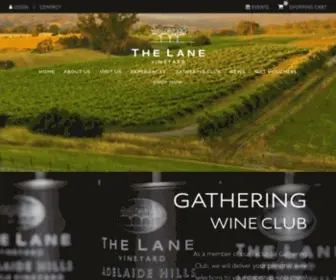 Thelane.com.au(The Lane Vineyard) Screenshot