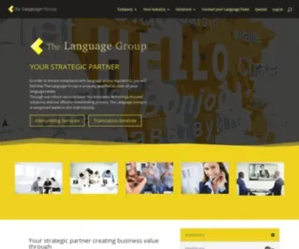 Thelanguagegroup.com(The Language Group) Screenshot