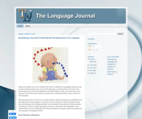 Thelanguagejournal.com(The Language Journal) Screenshot