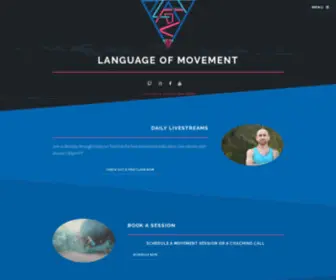 Thelanguageofmovement.com(A portal to all things Colin Donohoo. At the Language of Movement we believe that movement) Screenshot