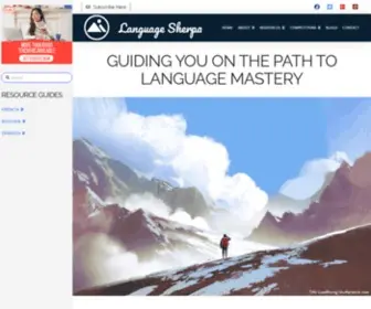 Thelanguagesherpa.com(Language Sherpa) Screenshot
